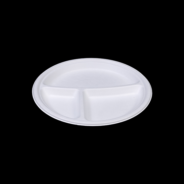 10 inch Tray with 3-comp</br> Size : 225*225*45mm